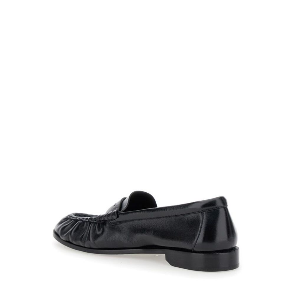 Saint Laurent Men Black Loafers With Cassandre In Leather Man - Picture 3 of 4
